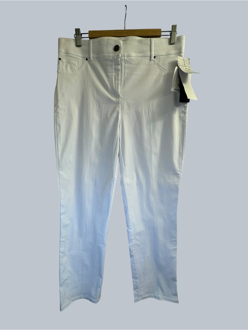 89th + Madison Women’s White Capri Pants Size 16W